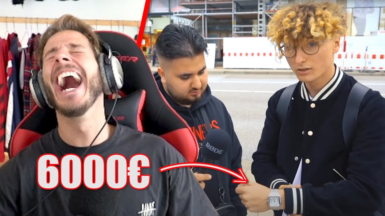 GUCCI POTTER kauft 6000€ CARTIER UHR und MAHAN nimmt ihn HOPPS **lachkick**