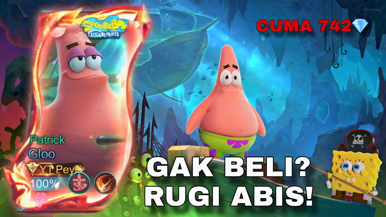 REVIEW SKIN PATRICK🤩 SKIN COLLAB TERBAIK MLBB