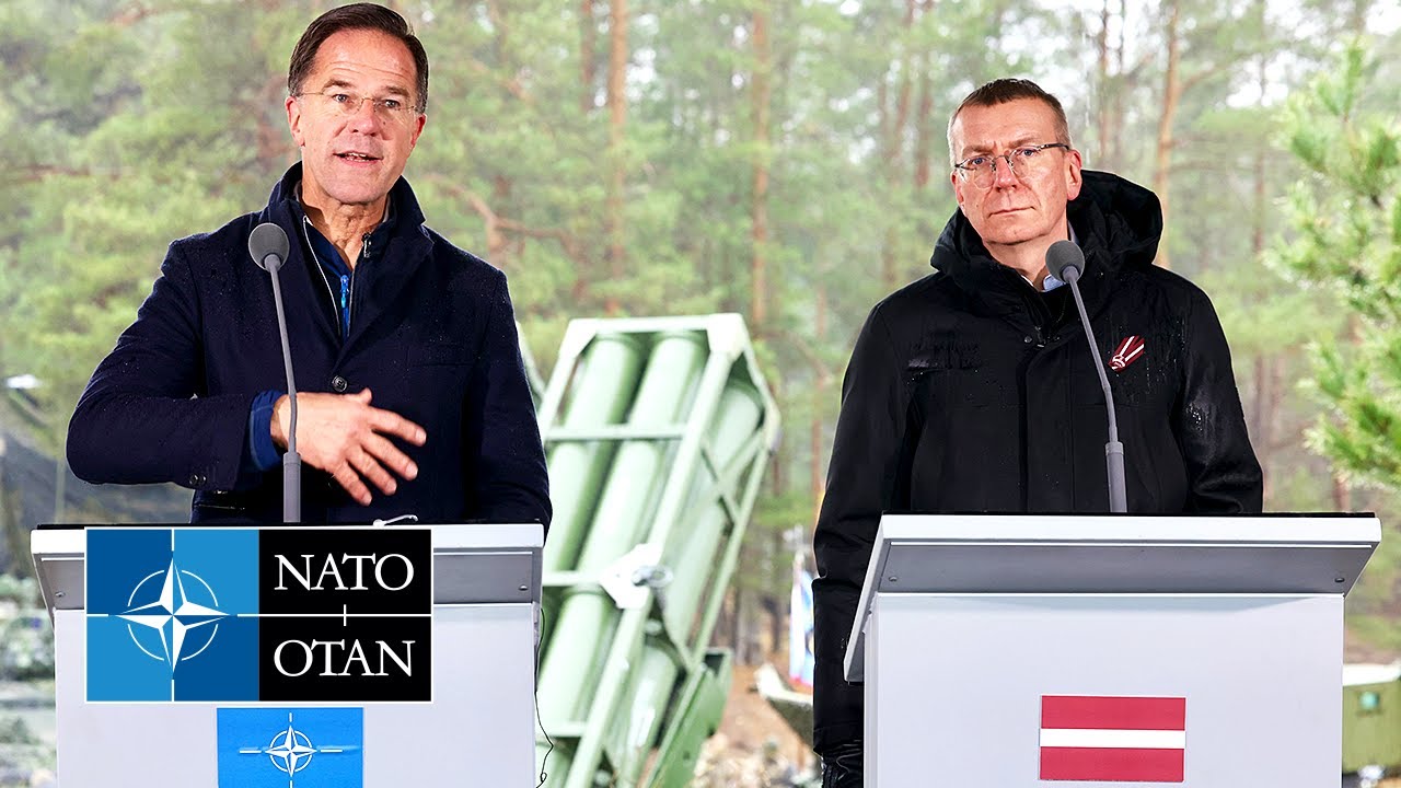 NATO Secretary General with the President of Latvia 🇱🇻 Edgars Rinkēvičs, 14 NOV 2024