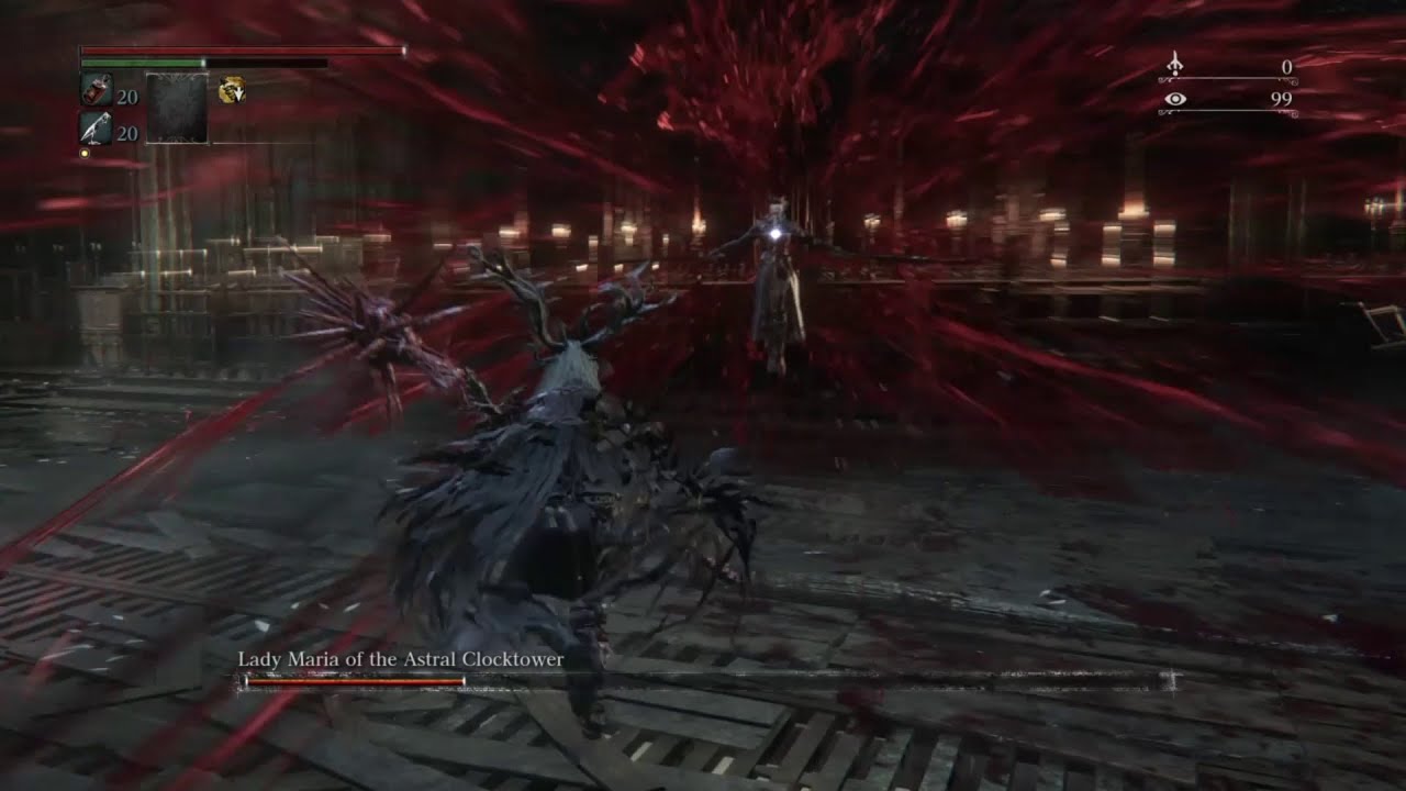 Bloodborne - Lady Maria of The Astral Clocktower NG+ (No Damage) Bloodletter