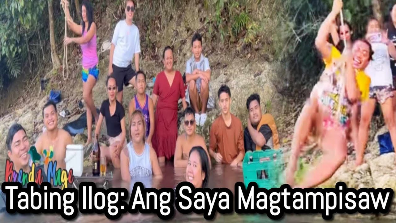 Tabing ilog : ang saya magtampisaw.. Buhay Probinsya.