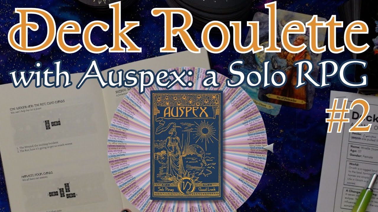 Рулетка колод: тестирование случайных пар колод и игра в Auspex (ролевая игра для одного игрока) ...