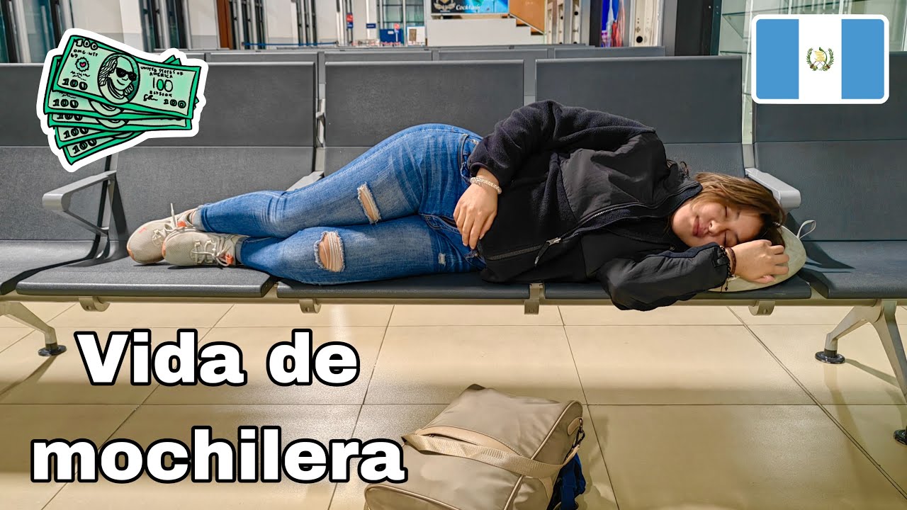 DORMÍ EN EL AEROPUERTO LA AURORA de GUATEMALA 🇬🇹 REGRESO A EL SALVADOR ✈️ | 4K | Celinaz