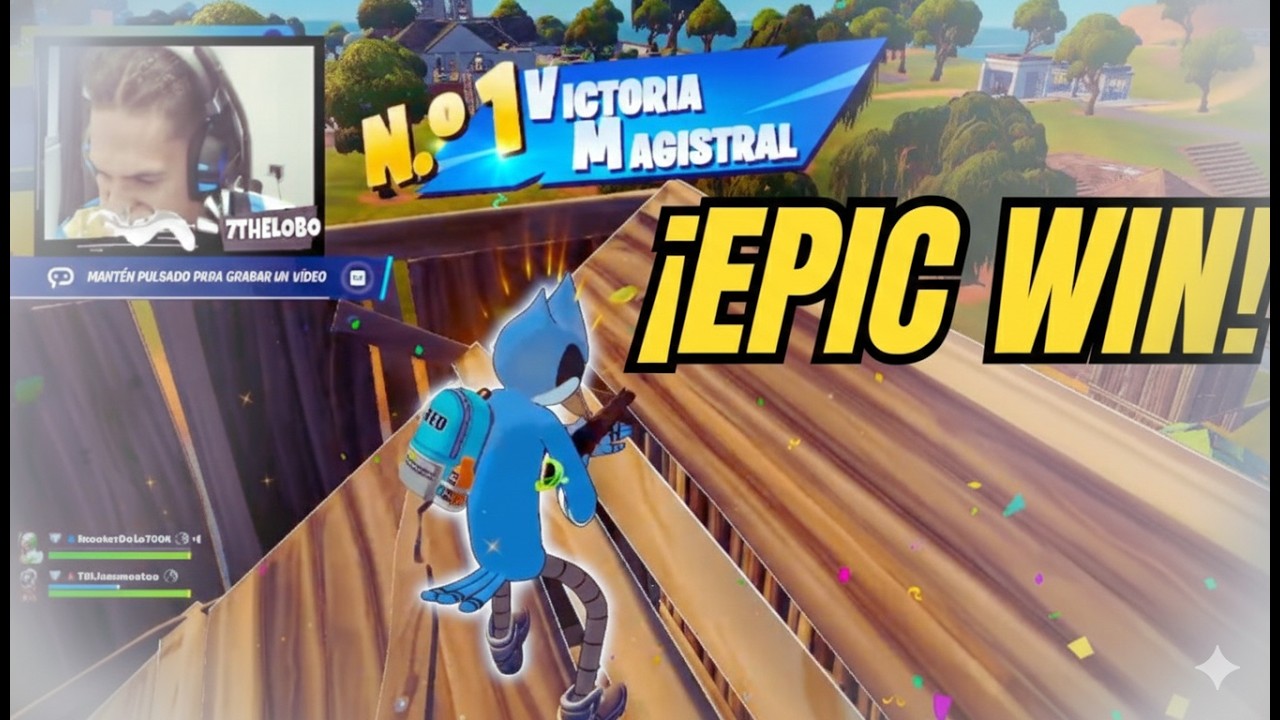 ESTA PARTIDA FUE UNA LOCURA 🐦🔥 Victoria con Mordecai en Fortnite Recarga