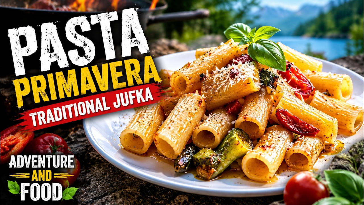 Pasta Primavera by the Stunning Beaches of Montenegro + Traditional Jufka Breakfast