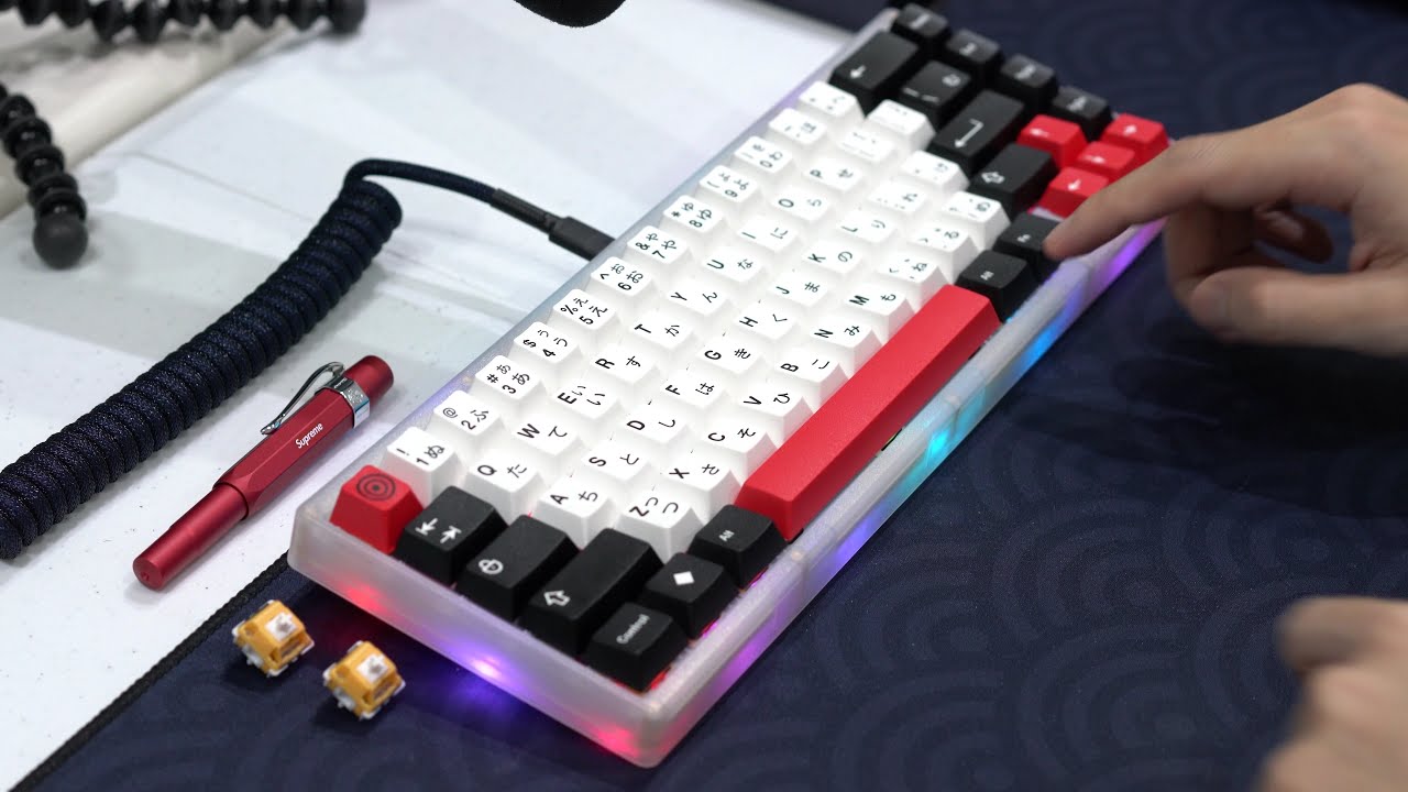 TKC Portico Typing Test with Dogikon Switches