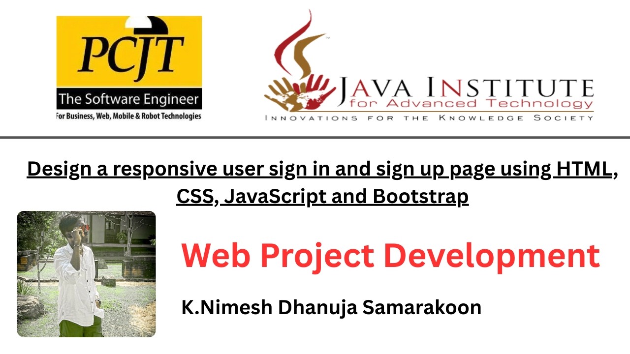 Design a responsive user sign in and sign up page using HTML, CSS, JavaScript and Bootstrap