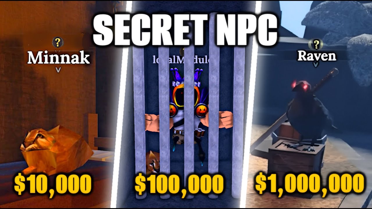 (NEW UPDATE!) All of the NEW Secret NPC that will give you Reward in The Forge ROBLOX