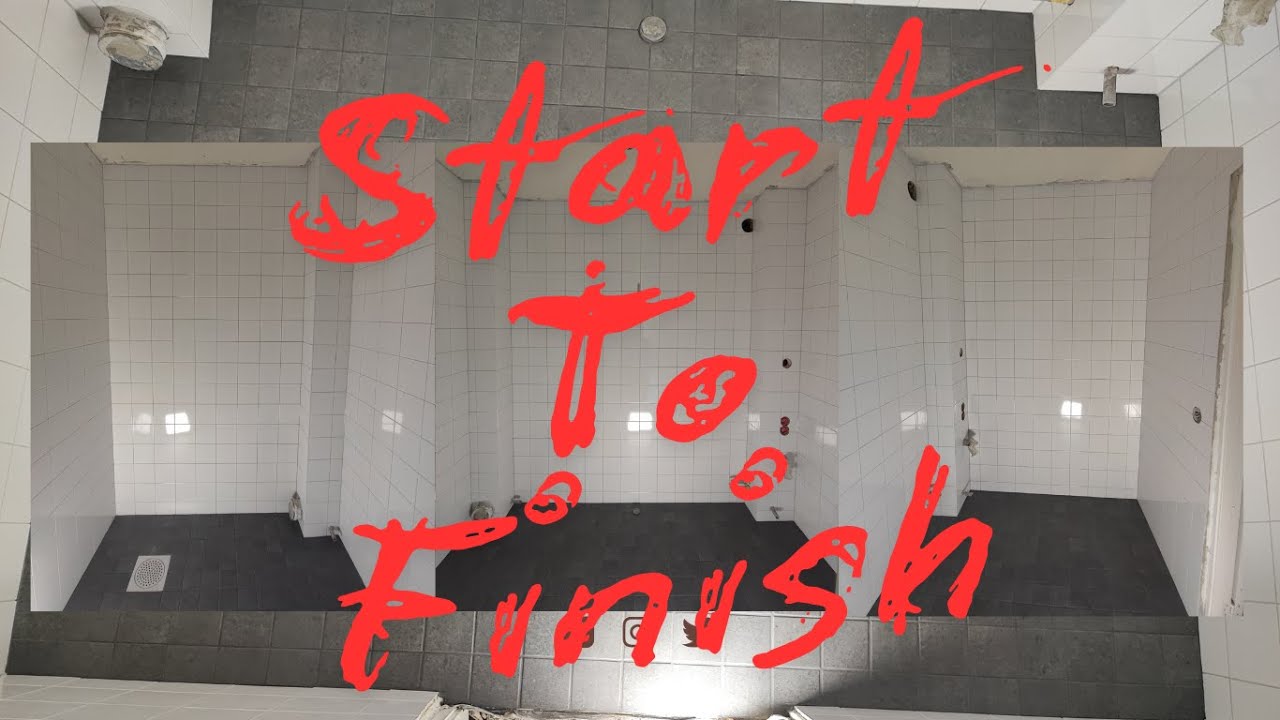 Satisfying Bathroom Tiling Time-Lapse | Full Renovation in 30 Minutes