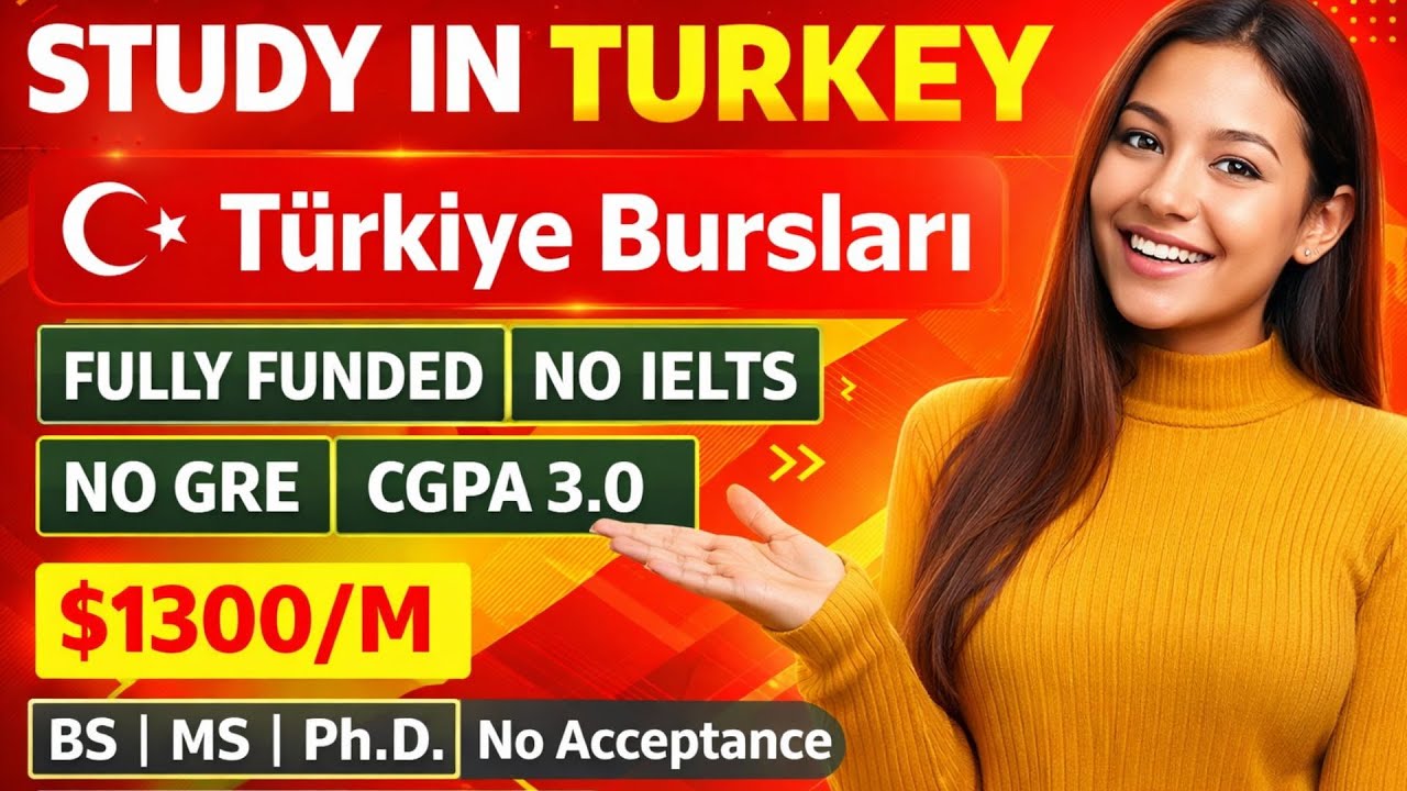 Turkey Burslari Scholarship 2026 | How to Apply Turkey Burslari Scholarship step-by-step 🇹🇷