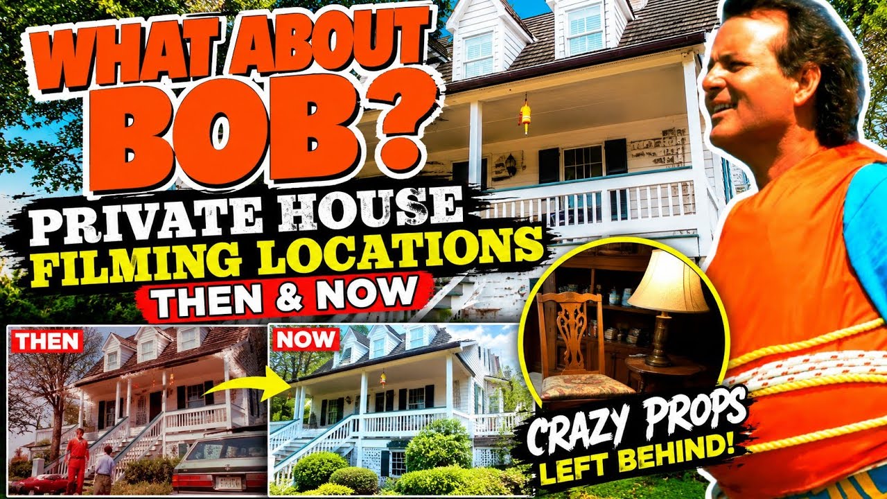 WHAT ABOUT BOB? PRIVATE House Filming Locations THEN & NOW | Crazy Props Left BEHIND!