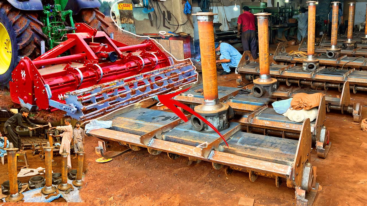 How Rotavator Are Manufactured || Production Process of Rotavator for Agriculture !