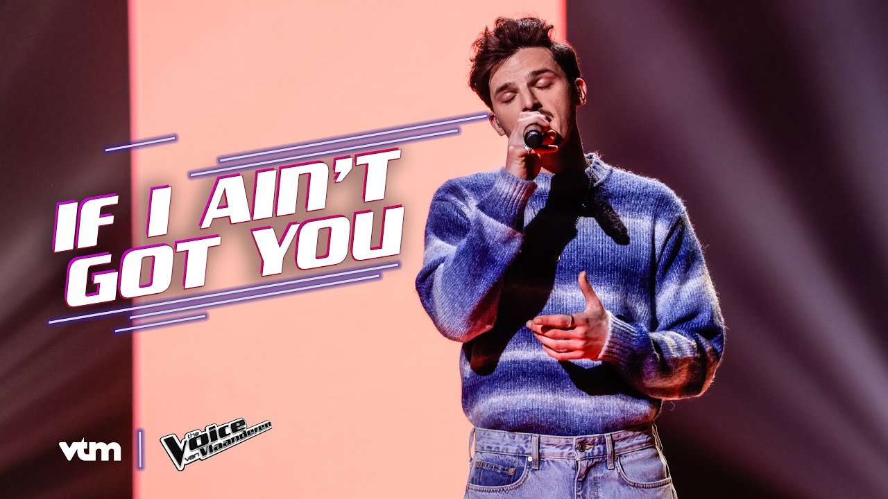 Evert - 'If I Ain't Got You' | Liveshow 3 | The Voice van Vlaanderen | VTM