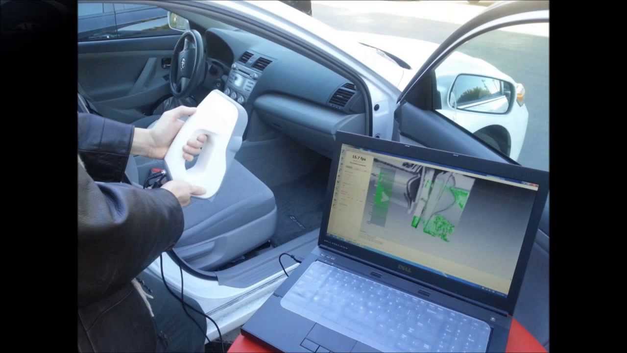 Quick Interior Car 3D Scan - Artec Eva 3D Scanner