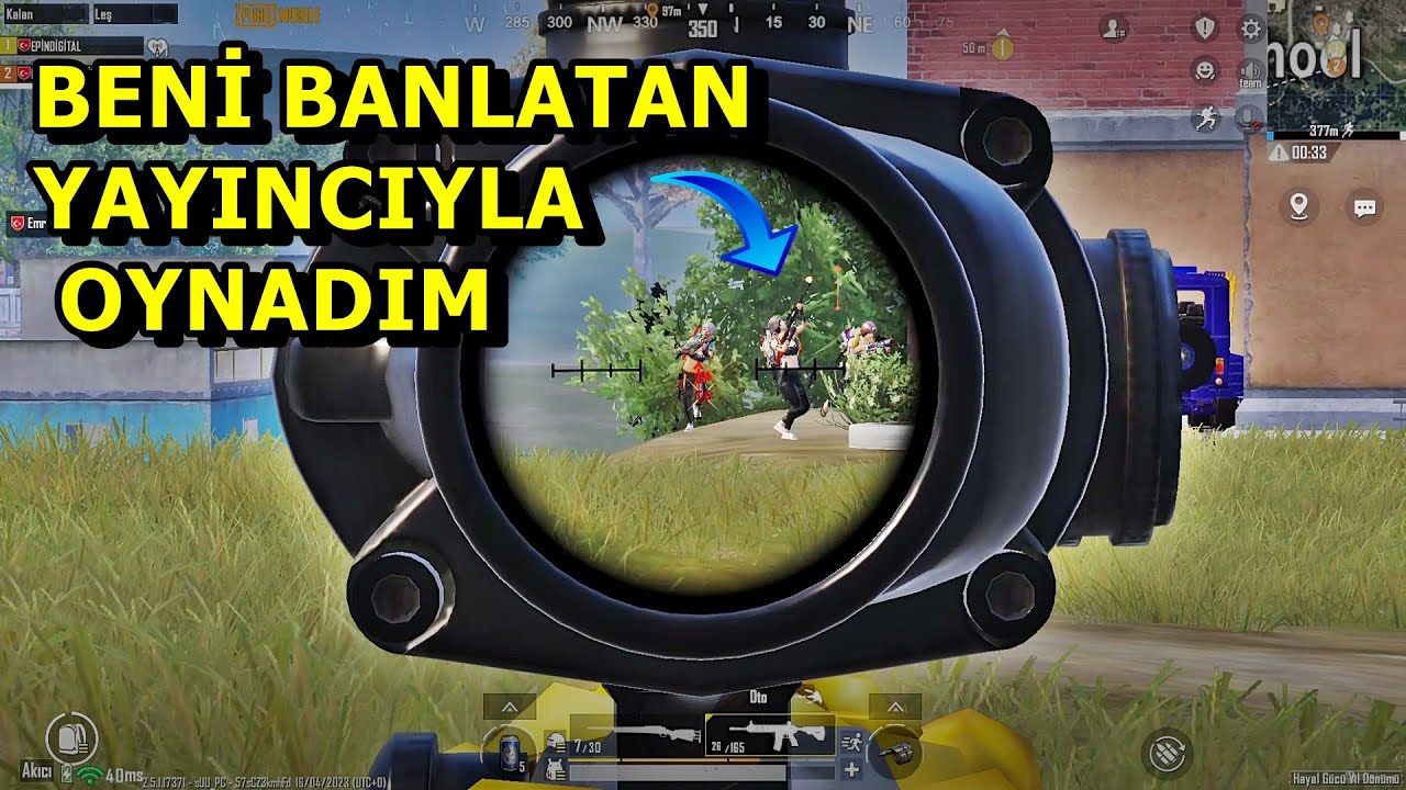BENİ BANLATAN YAYINCIYLA OYNADIM ! DUO VS SQUAD PUBG MOBİLE