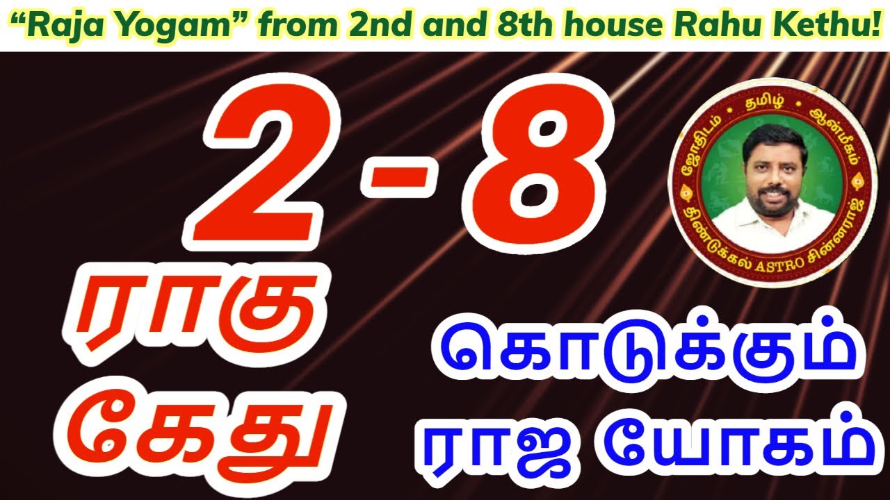 2 8 இல் ராகு கேது | DINDIGUL P.CHINNARAJ ASTROLOGER INDIA