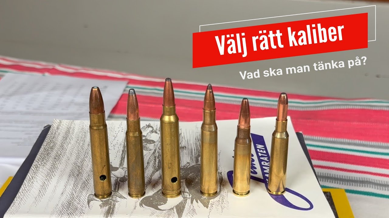 Att v&auml;lja kaliber f&ouml;r jakt