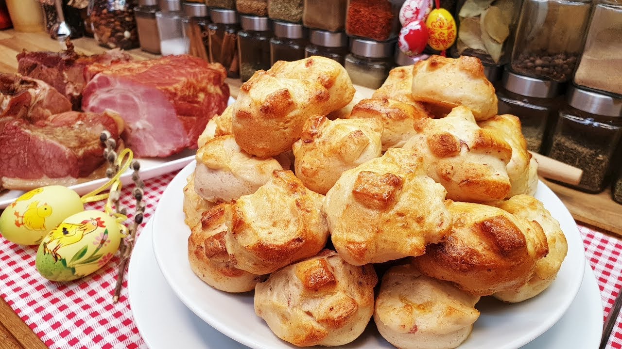 Húsvéti füstölt sonkás pogácsa szeretni fogjátok @Szoky konyhája