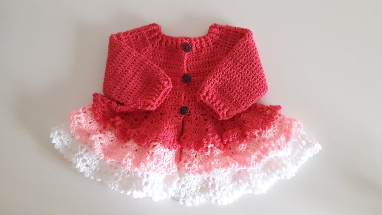 Nėrimas vąšeliu #71 Nertas megstinukas mergaitei / 1 Dalis