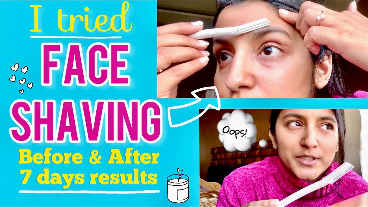 Face Shaving results 7 Days| Any face shaving side effects ? 🤨