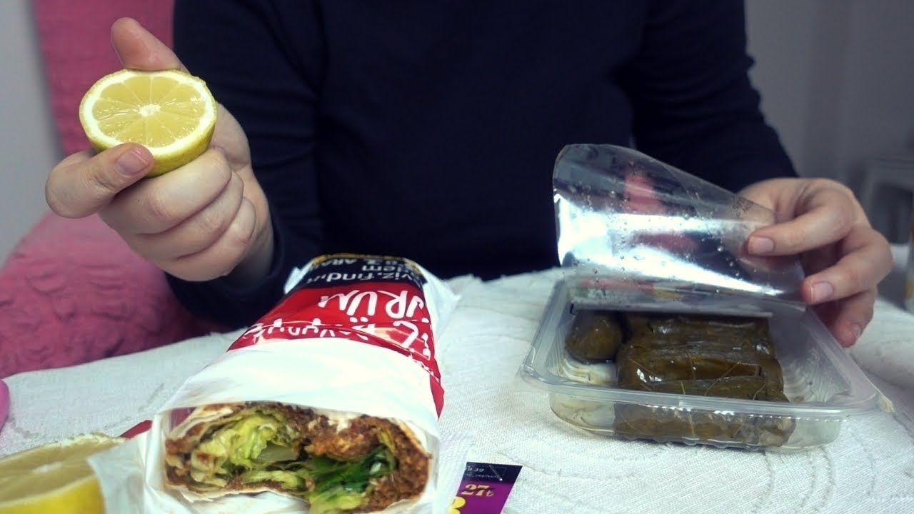 KOMAGENE'NİN YENİ DOUBLE DÜRÜMÜ VE YAPRAK SARMASINI DENEDİM!!! / Vegan