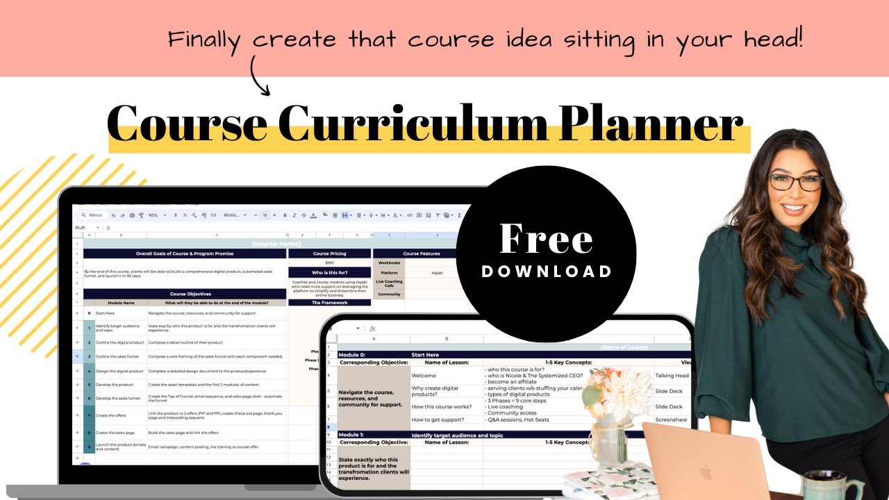 Course Curriculum Planner Walkthrough