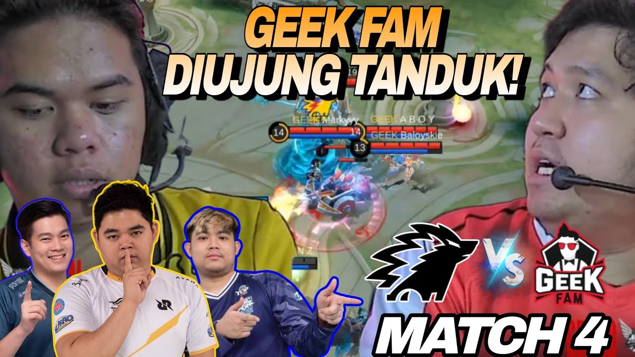 GEEK DIUJUNG TANDUK !! BISAKAH MEREKA MELAWAN BALIK ?! ONIC VS GEEK MATCH 4 - GRAND FINAL MPL S12
