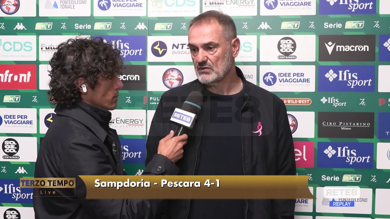 Sampdoria - Pescara 4-1 91&deg; Vivarini: 