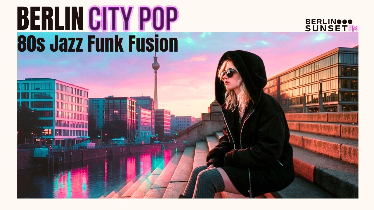 Berlin Sunset City Pop | 70s 80s Jazz Funk Fusion Mix
