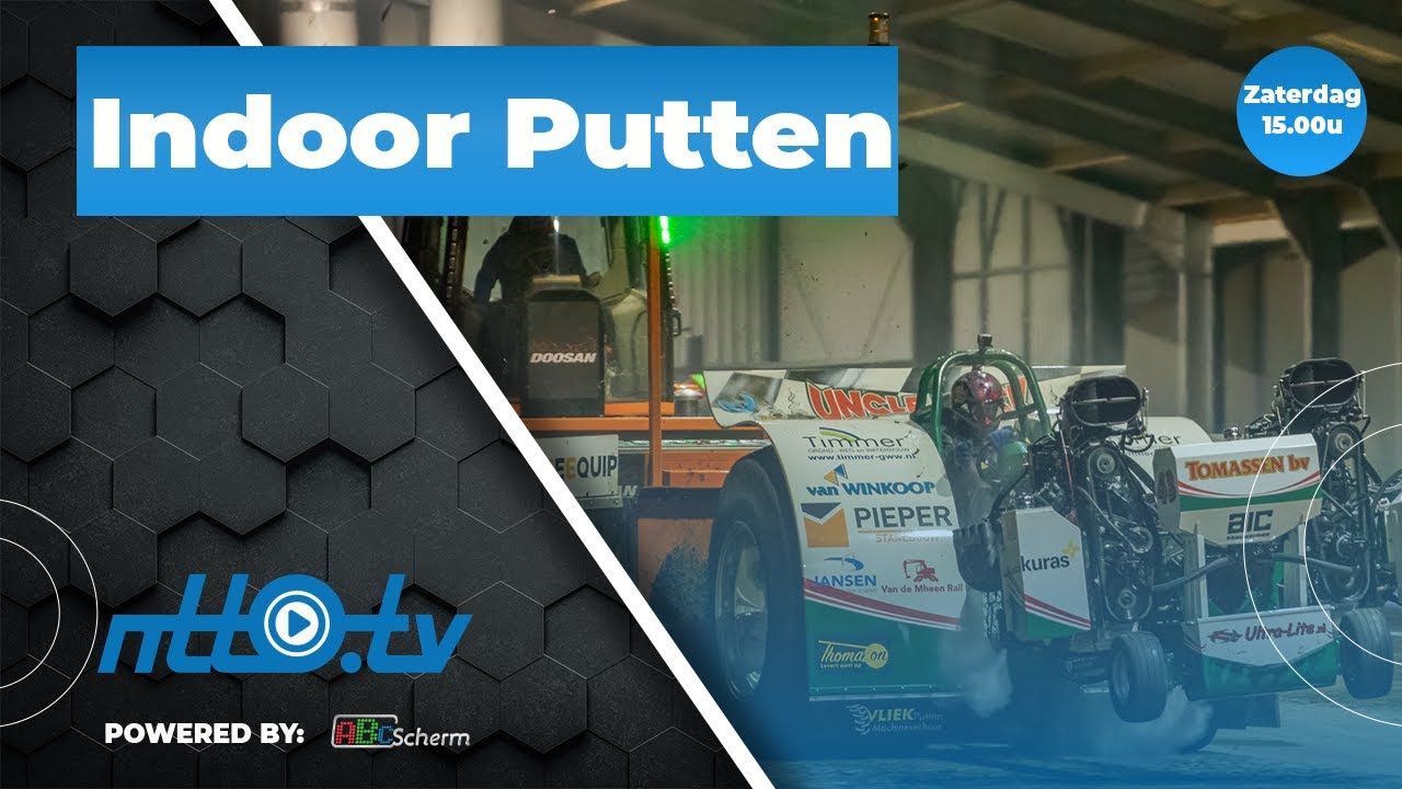 Tractorpulling Indoor Putten zaterdag  |  NTTO.tv livestream