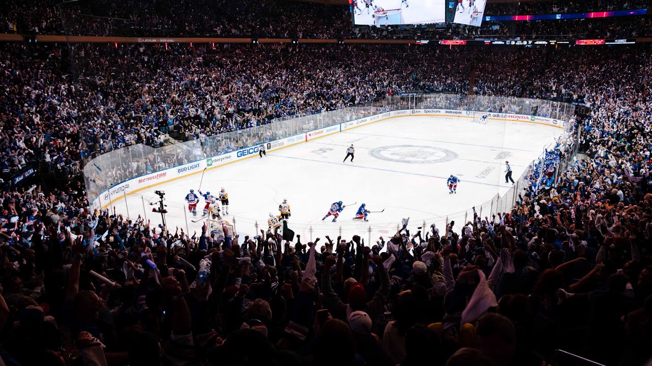 Rangers Win Game 7 in OT vs Penguins | Full Celebration | Round One 21-22 SCP