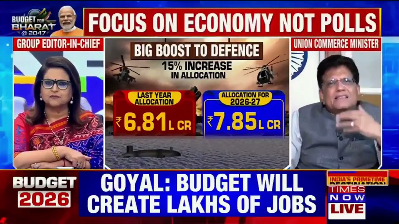 Interview with Times Now on #ViksitBharatBudget.