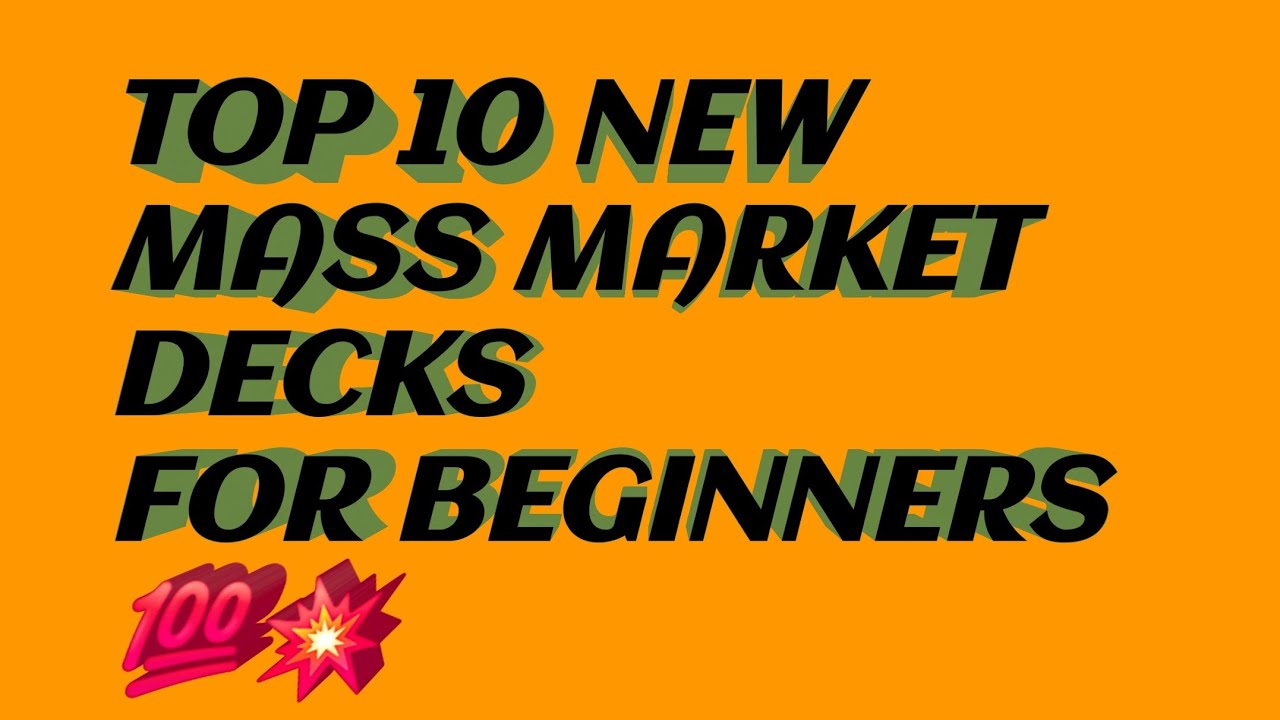 BEST 👌NEW  MASS MARKET TAROT DECKS FOR BEGINNERS 