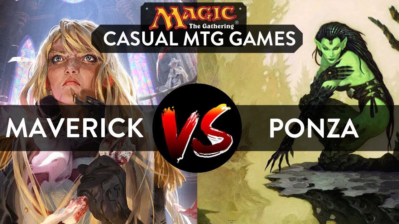 CASUAL MTG GAMEPLAY: MAVERICK DECK VS LIQUIMETAL PONZA DECK - with liquimetal coating combo
