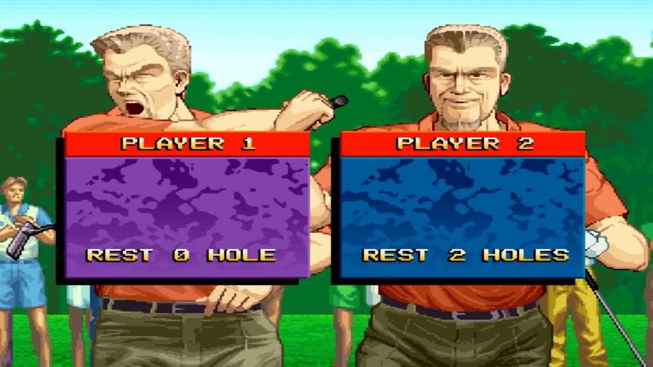 Neo Turf Masters / Big Tournament Golf - Lion Dark Knight vs notel