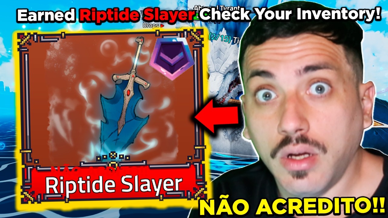NÃO ACREDITO!! DROPEI a NOVA ESPADA LENDÁRIA do ABYSSAL na ATUALIZAÇÃO do KING LEGACY! +TRADE INSANA