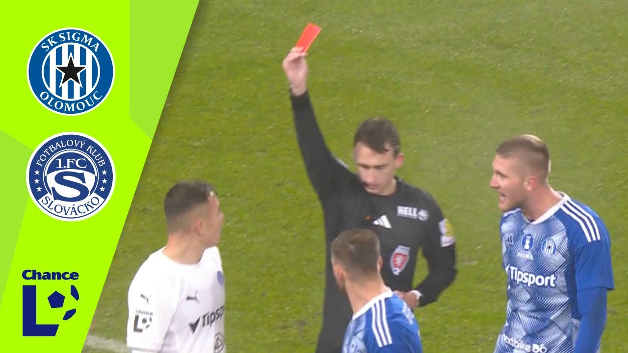 Chance Liga Highlights: SK Sigma Olomouc vs. 1.FC Slov&aacute;cko 2:1 (15. kolo)
