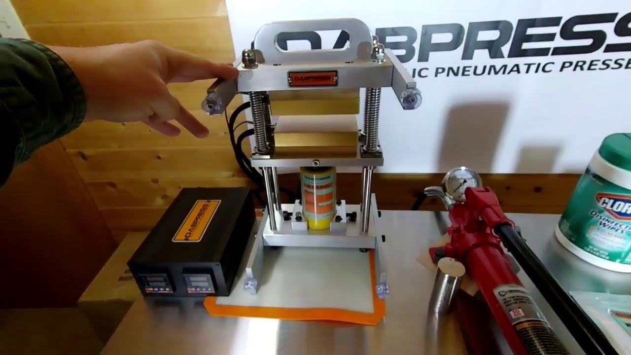 Dabpress New 10 Ton Driptech Rosin Press Machine | 3x5