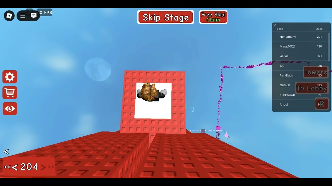 Aotryc's Wraparound Difficulty Chart Obby (Stage 201 -203)