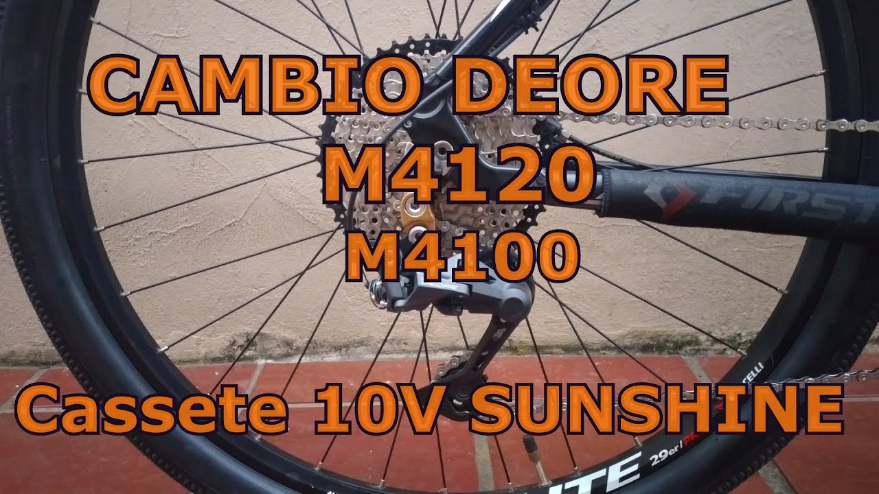 Cambio Deore RD-M4120 Impressões e testes