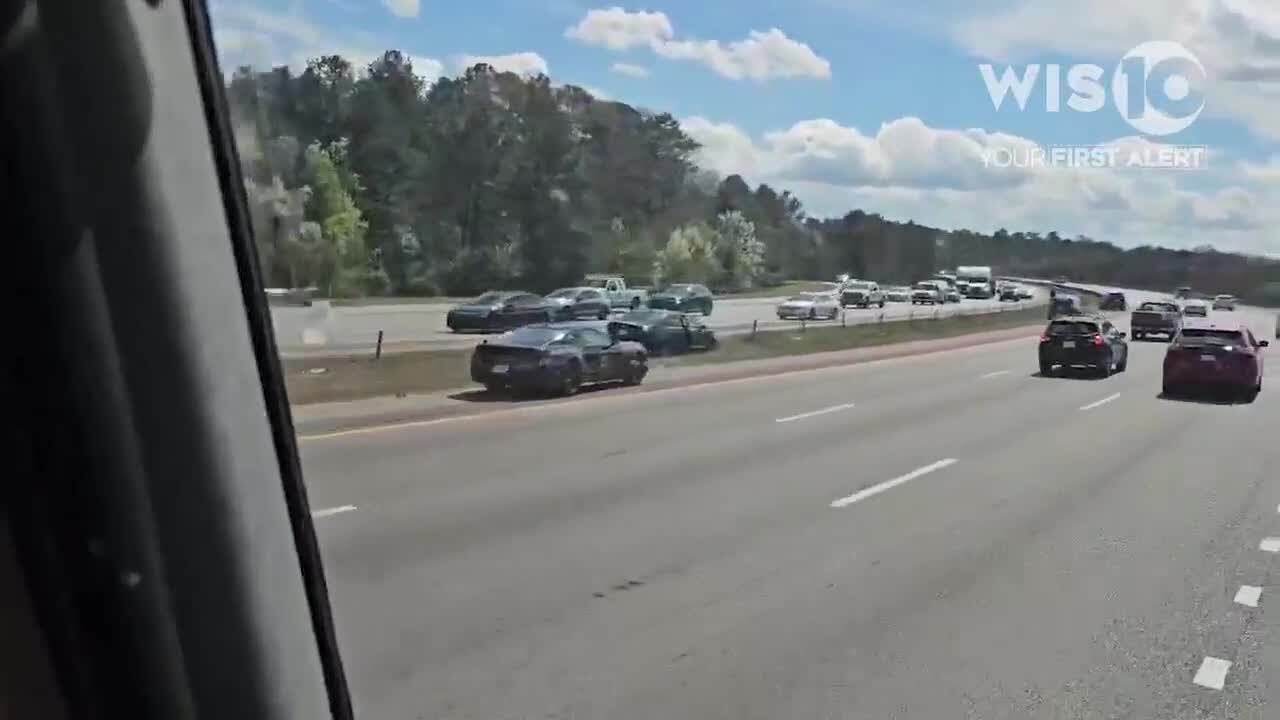 WATCH: Chase involving Richland County deputies leads to crash on I-77