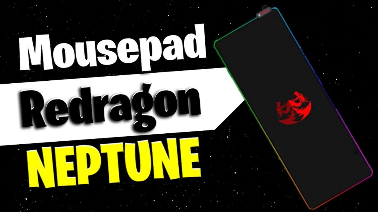 Mousepad GAMER RGB Redragon NEPTUNE