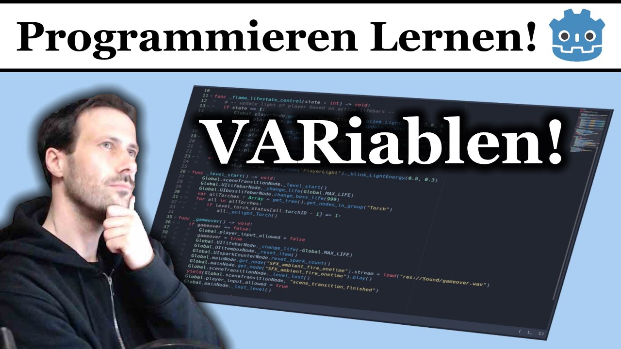 Programmieren lernen #1 || Was sind Variablen