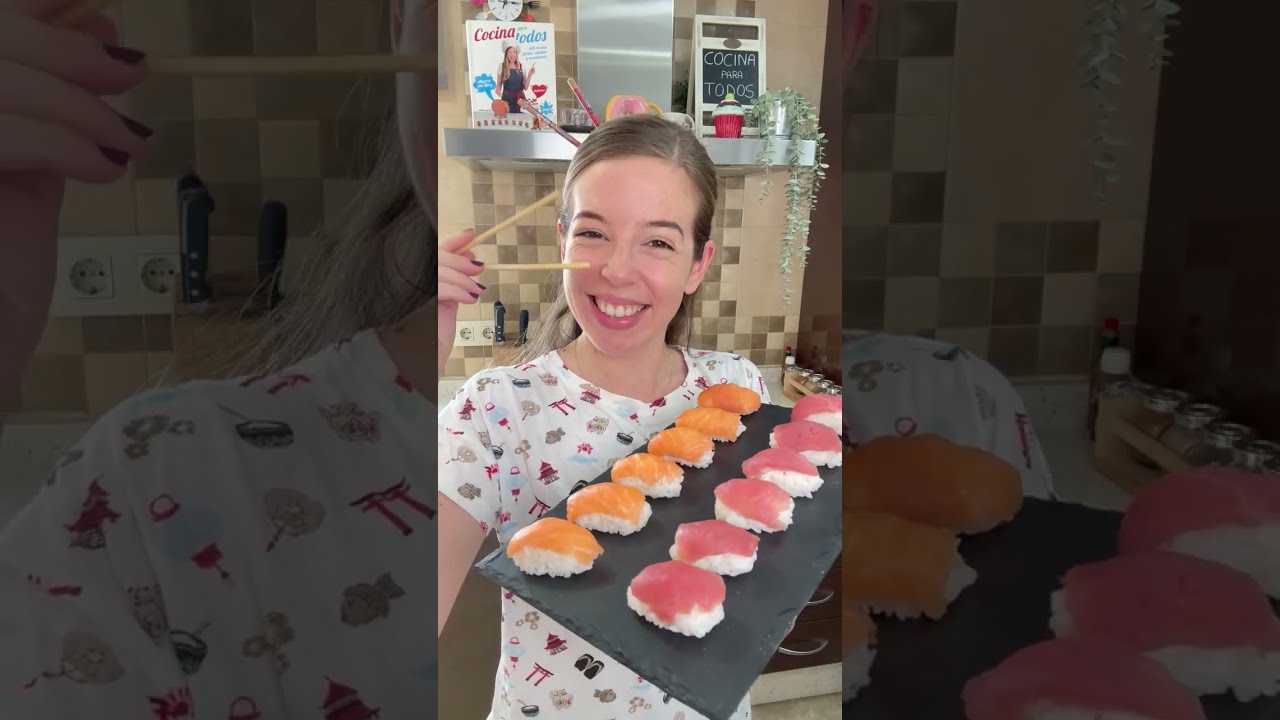 C&oacute;mo hacer SUSHI de forma casera (arroz f&aacute;cil y r&aacute;pido) 🍣💕