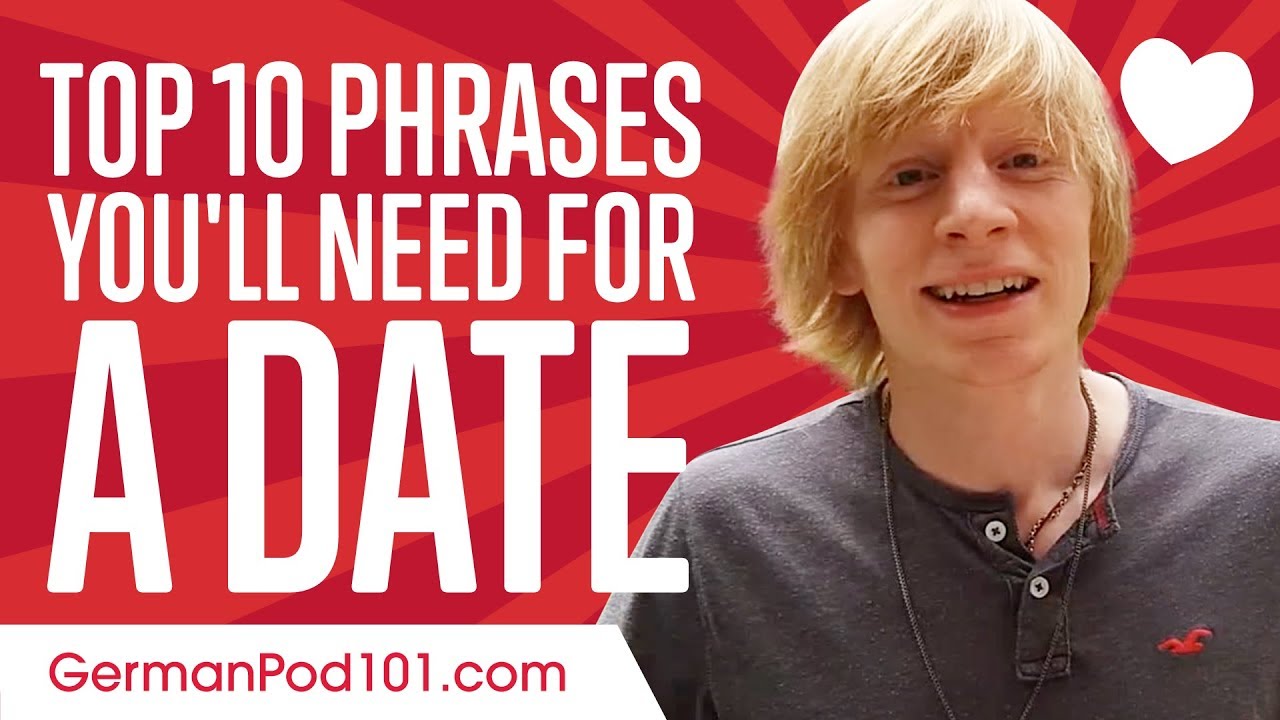 Learn the Top 10 Phrases You'll Need for a Date in German