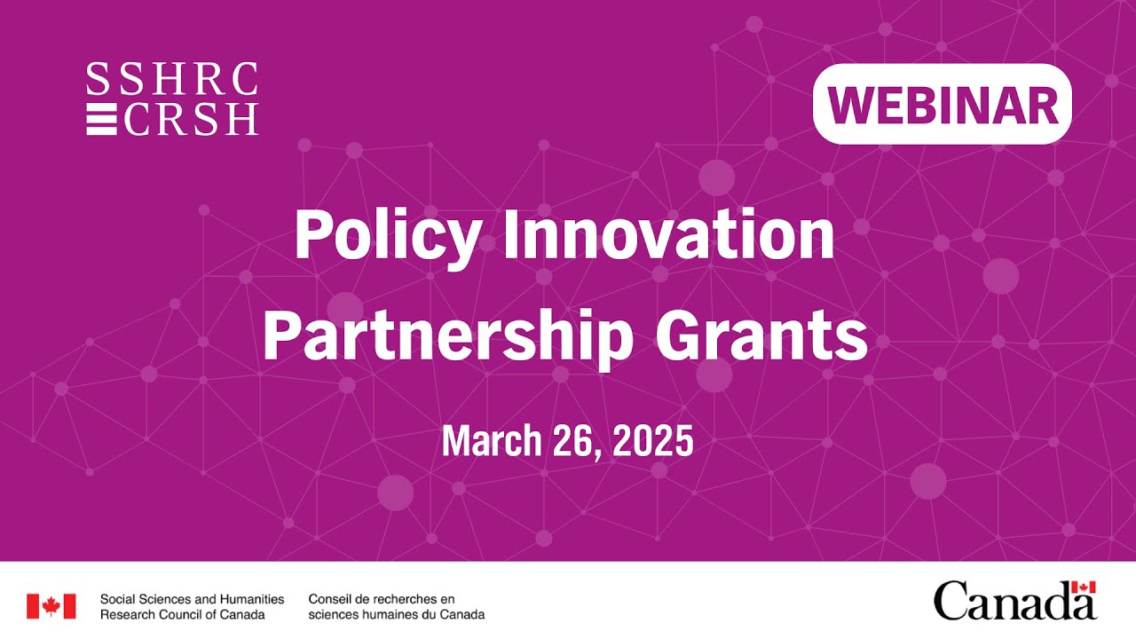 Webinar: Policy Innovation Partnership Grants