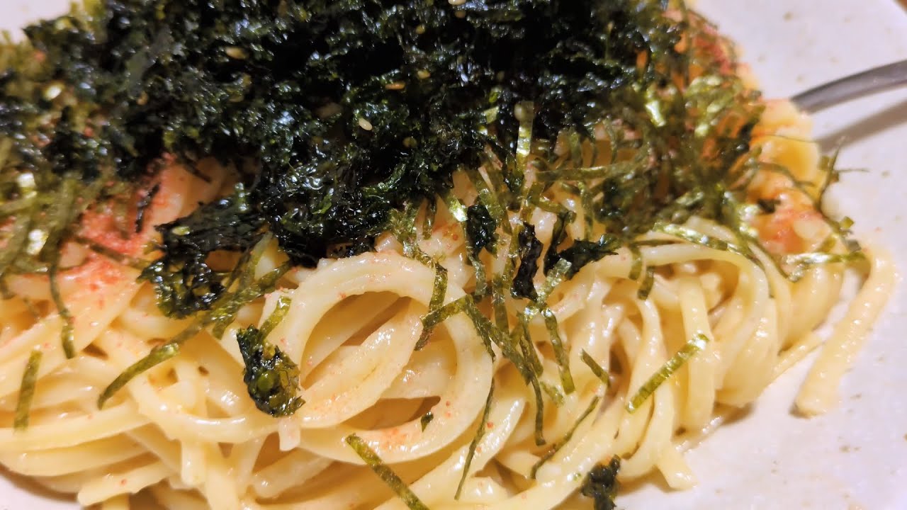 ただ、たらこスパゲッティを食べる。