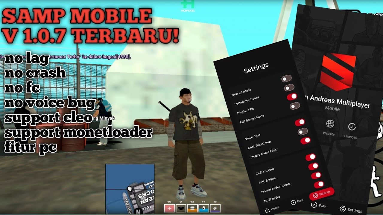 SHARE! CLIENT SAMP TERBARU JAMES V1.0.7 LINK MEDIA FIRE