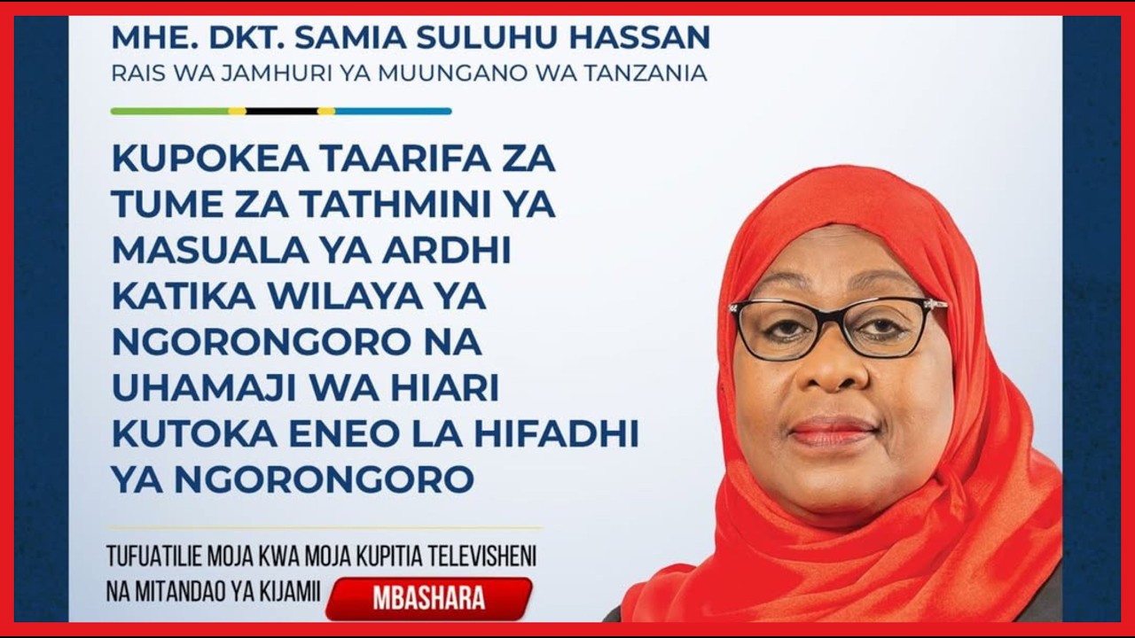 🔴#LIVE: RAIS SAMIA AKIPOKEA TAARIFA YA TUME ZA RAIS KUHUSU MGOGORO WA ARDHI NA UHAMAJI NGORONGORO