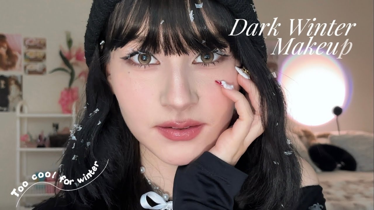 Maquillaje oscuro en 5 minutos para invierno | K-Beauty/ Douyin ₊˚⋆☪︎⋆˚₊ | DokoMar